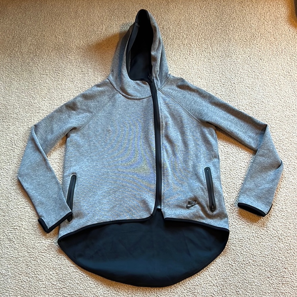 Gray Nike Zip Up Jacket
